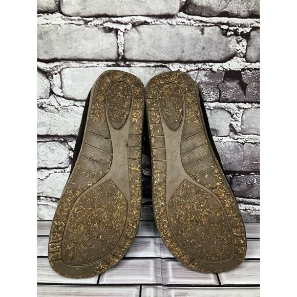 Elite By Walking Cradles Brown Leather Croc Comfort SlipOn Cork Clogs Women Sz 8 - Picture 11 of 16